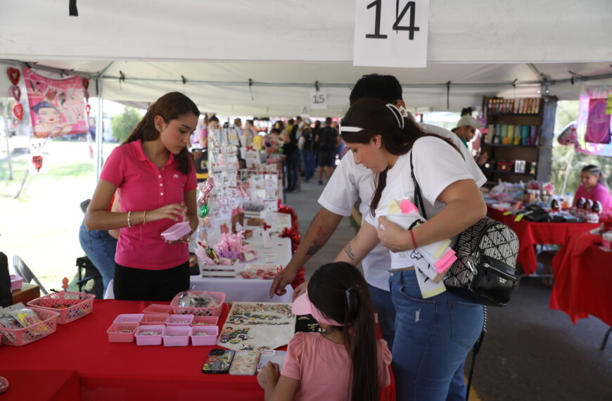 Gobierno municipal invita al bazar de San Valentín en Plaza Zaragoza este próximo sábado