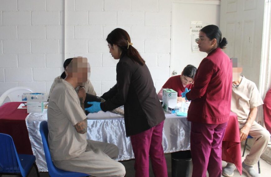 Nuevo Laredo fortalece atención médica en el Cereso con campaña de salud visual y geriátrica