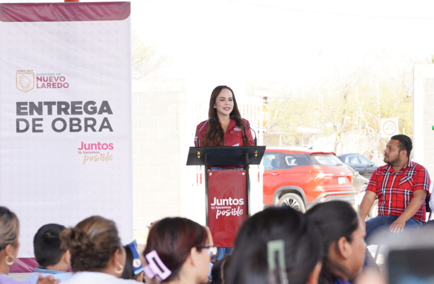 Inaugura Carmen Lilia obras de infraestructura educativa en la colonia Reforma Urbana