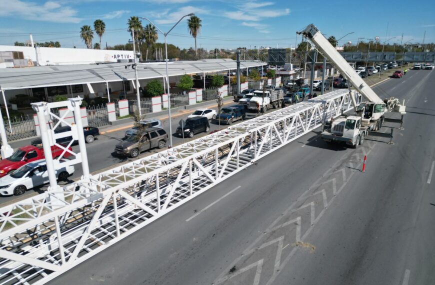 Cerrarán vialidad el domingo en Calzada de los Héroes para la instalación de puente peatonal
