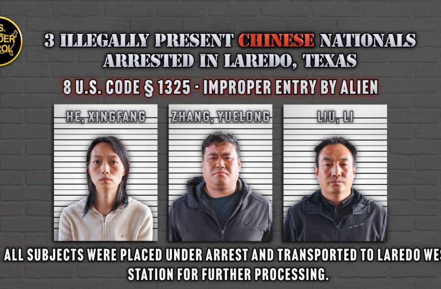 Patrulla Fronteriza usa dron para detener a 3 migrantes indocumentados de China