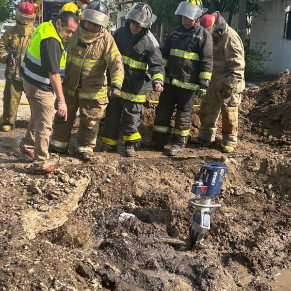 Por presunta fuga de gas evacúan escuela primaria en el sur de Tamaulipas