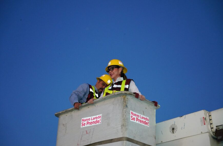Transforma gobierno de Nuevo Laredo el alumbrado público con inversión histórica y tecnología led