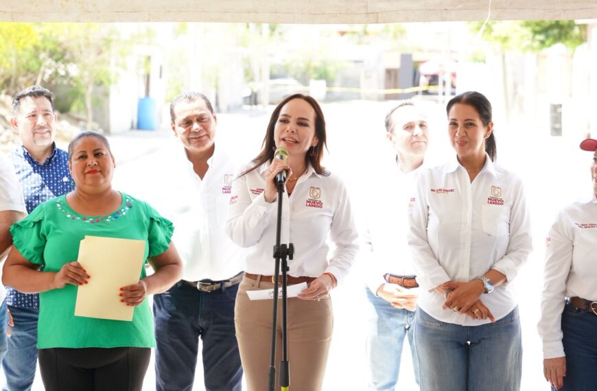 Gobierno municipal transforma vialidades al poniente de Nuevo Laredo con obras del Ramo 33