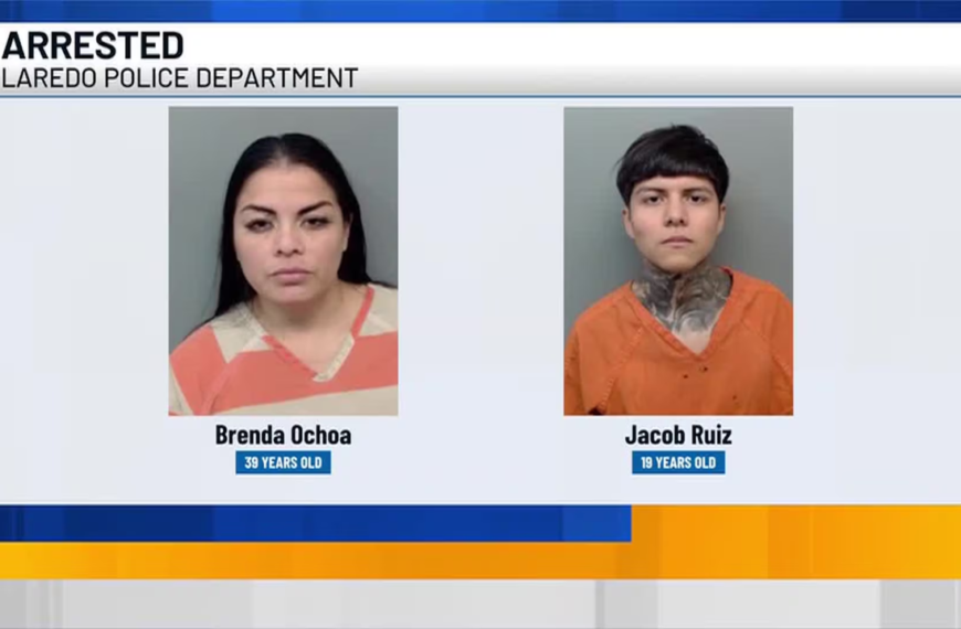 Madre intenta impedir la detención de su delincuente hijo y es arrestada en Laredo