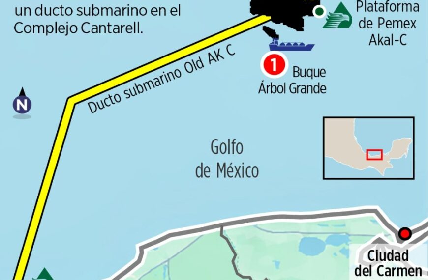 Derrame en el Golfo de México pudo originarse en un ducto de Pemex y lo ocultan, dicen ONGs
