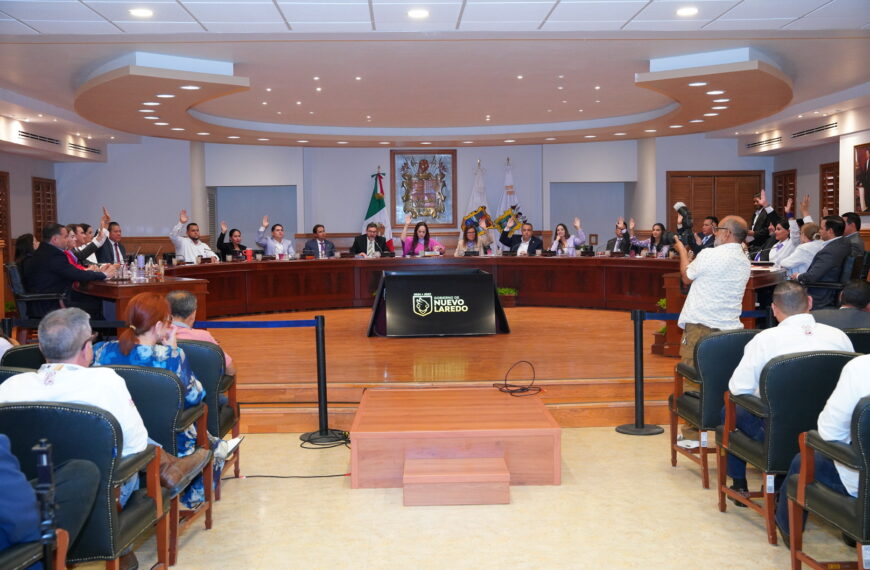 Cabildo aprueba descuento del 8% en pago del predial en marzo en Nuevo Laredo