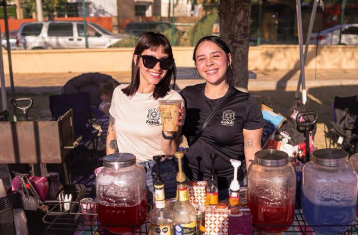 Incentiva Injuve emprendimiento juvenil con Mercado Tamaulipas en el parque Viveros en Nuevo Laredo