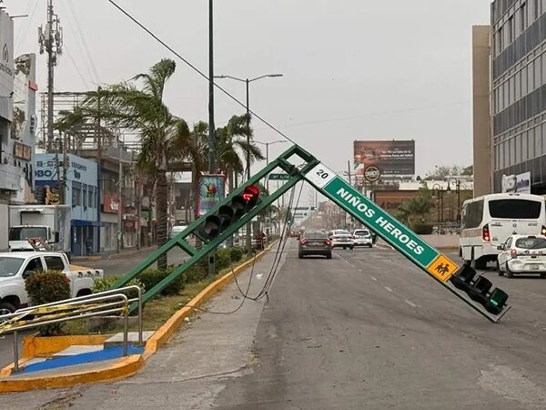 Fuertes vientos en el sur de Tamaulipas deja varios sectores sin luz