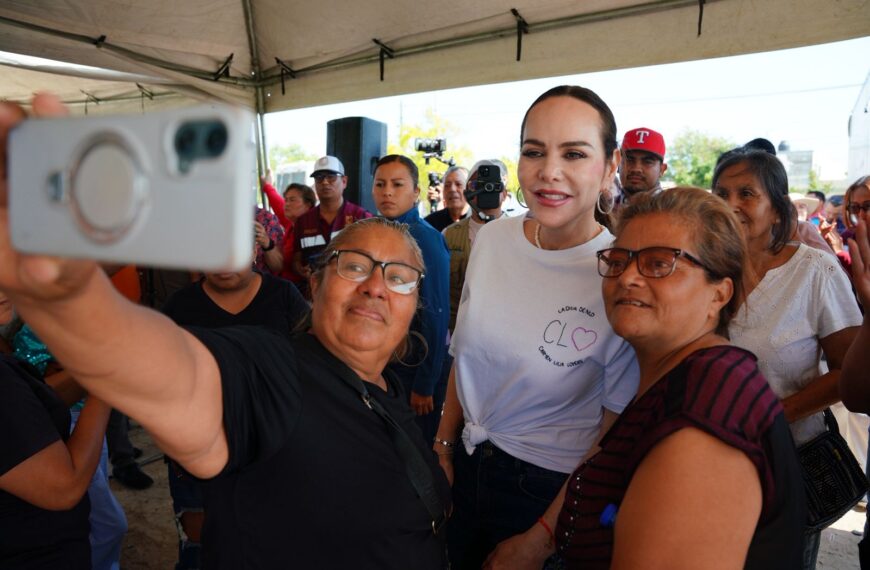Entrega alcaldesa obras de rehabilitación de línea de agua potable y de drenaje