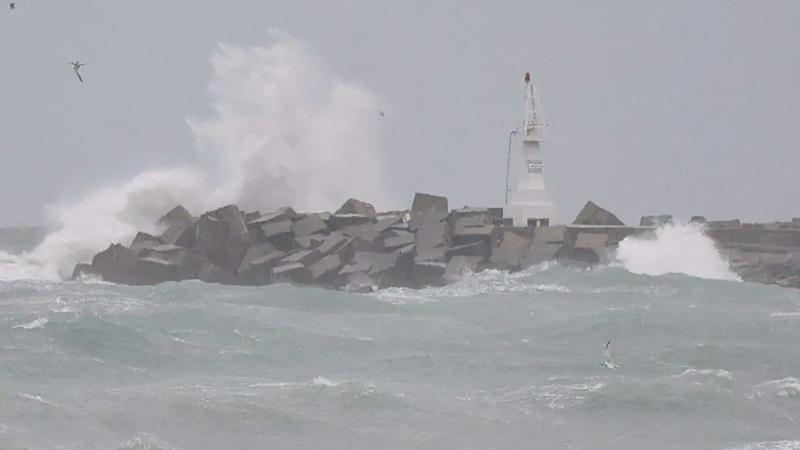 Peligro en playa Miramar en el sur de Tamaulipas: grandes olas amenazan a los turistas