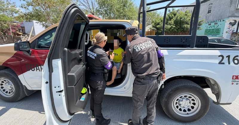 Salvan a niño de asfixiarse por amarrarse un cincho en el cuello al estar solo en casa en Nuevo Laredo