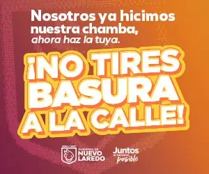 Promotional banner for Nuevo Laredo Zoo showing lemurs, a kangaroo, capybaras and tropical plants with the slogan 'La aventura te espera! Visita el Zoológico de Nuevo Laredo'.