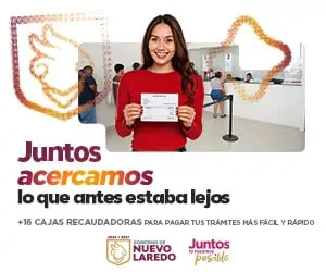 Promotional banner for Nuevo Laredo Zoo showing lemurs, a kangaroo, capybaras and tropical plants with the slogan 'La aventura te espera! Visita el Zoológico de Nuevo Laredo'.